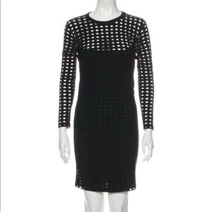 Alexander wang cutout black dress